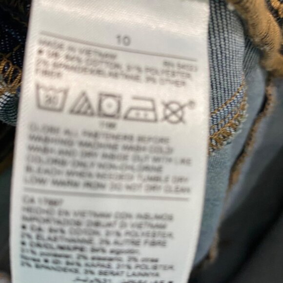 Old Navy Rockstar Super Skinny Jeggings Mid-Rise Size 10 Blue Denim Stretchy NWT - Picture 7 of 7